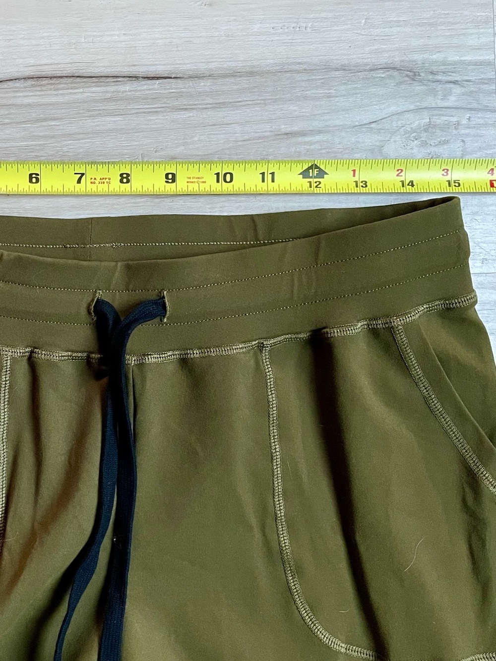 ZYIA Olive Green Track Joggers with Drawstring Waist Active set - Picture 13 of 16